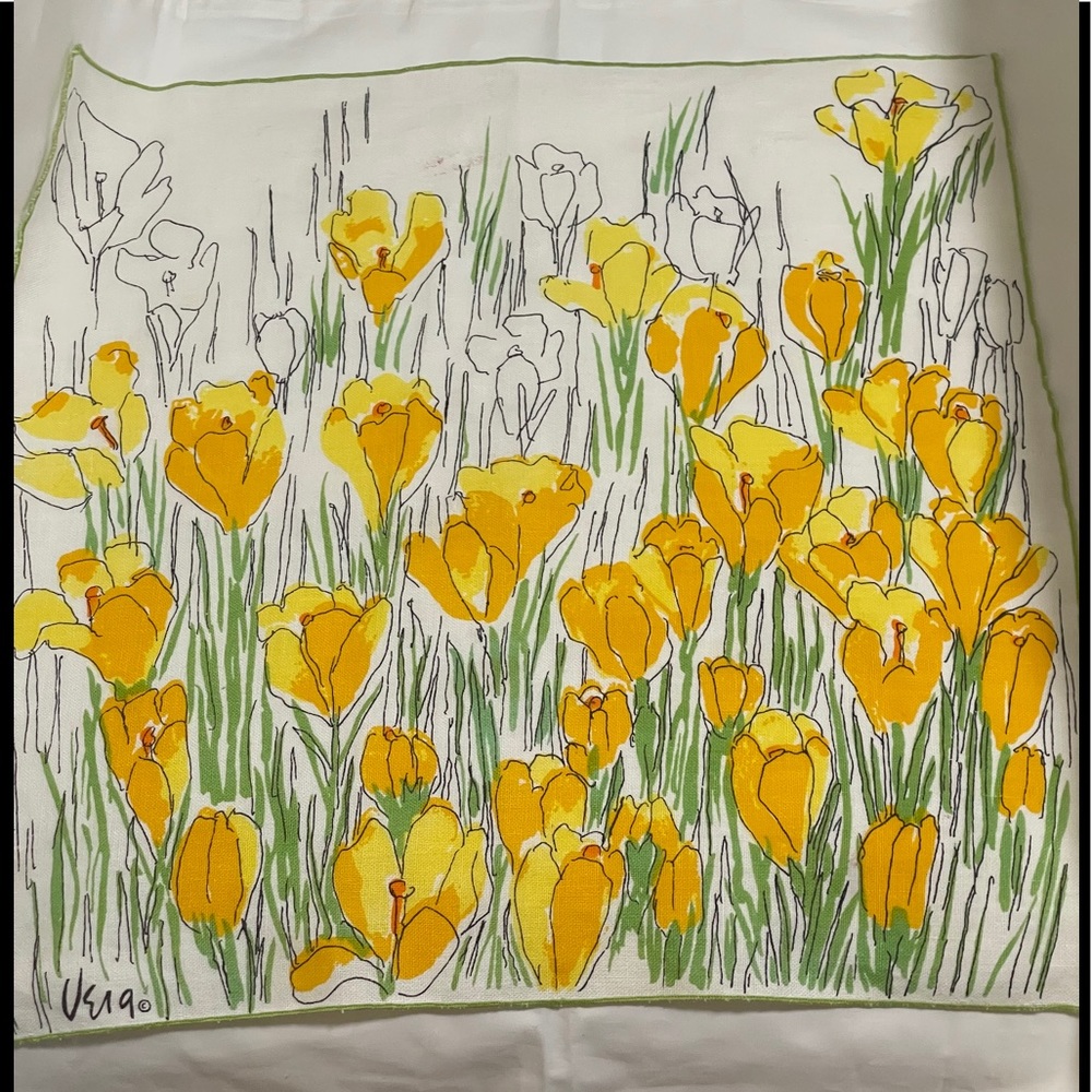 Vintage Vera Neumann Floral Placemats